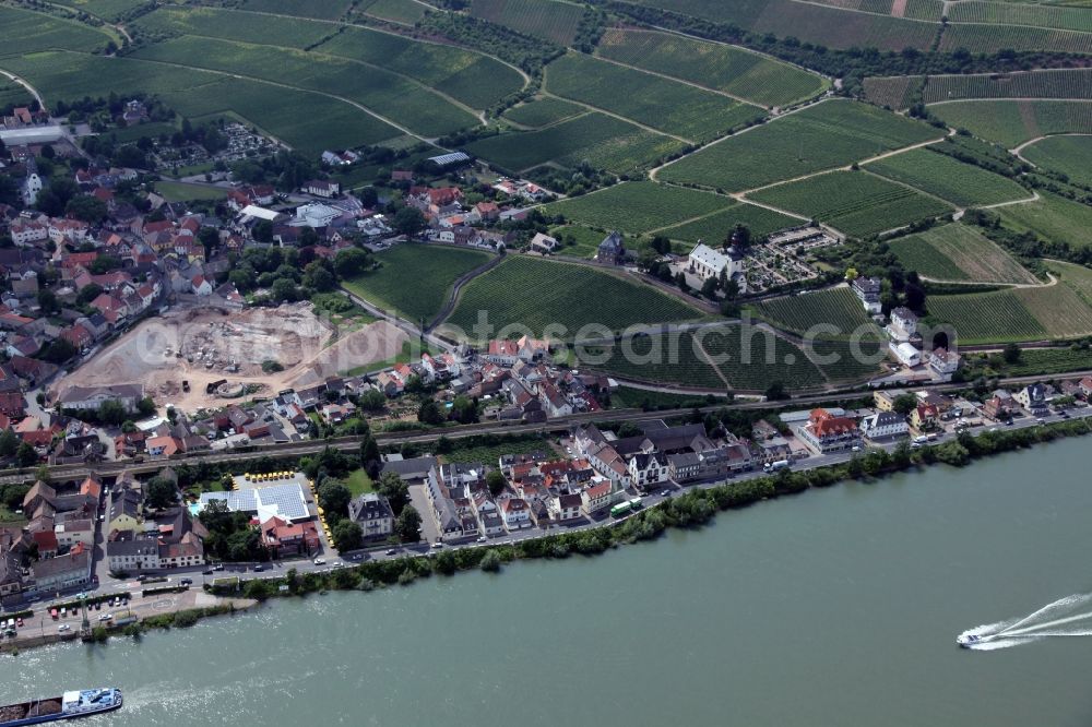 Aerial photograph Nierstein - Nierstein is a municipality in the district Mainz-Bingen, in Rhineland-Palatinate