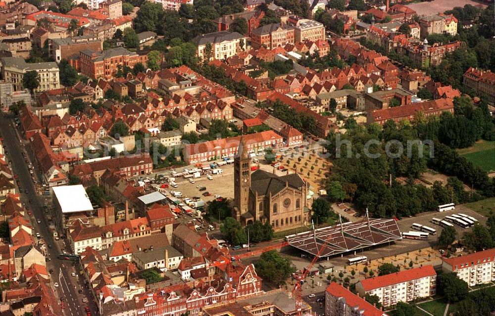 Aerial image Potsdam - Nikolaiviertel Potsdam