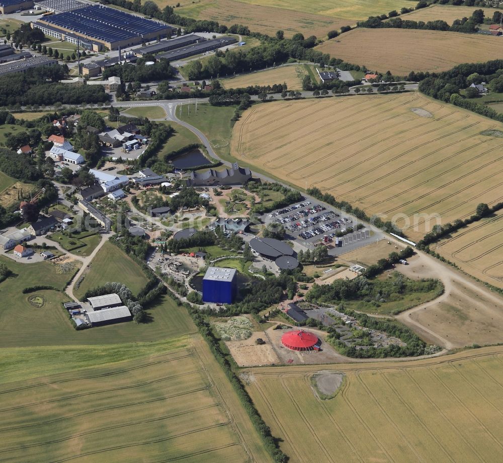 Aerial image Nordborg Sogn - Grounds of the technology park Univers in the northern part of the island Als in Denmark