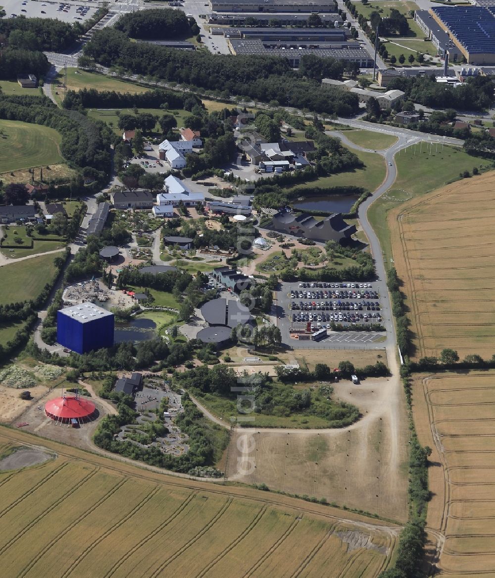 Aerial photograph Nordborg Sogn - Grounds of the technology park Univers in the northern part of the island Als in Denmark