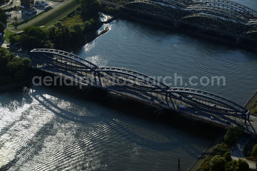 Aerial photograph Hamburg - Billhorner bridge in Hamburg