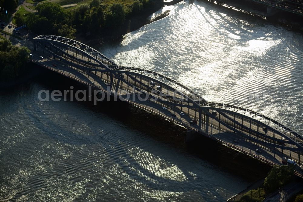 Hamburg from above - Billhorner bridge in Hamburg