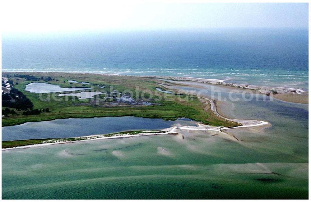 Aerial photograph Darßer Ort - 15.08.2004, Blick auf die Nordspitze des Darß / Mecklenburg-Vorpommern