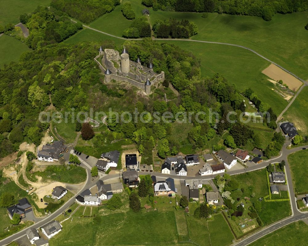 Aerial image Nürburg - View of the Nuerburg in the homonymous town in the state of Rhineland-Palatinate