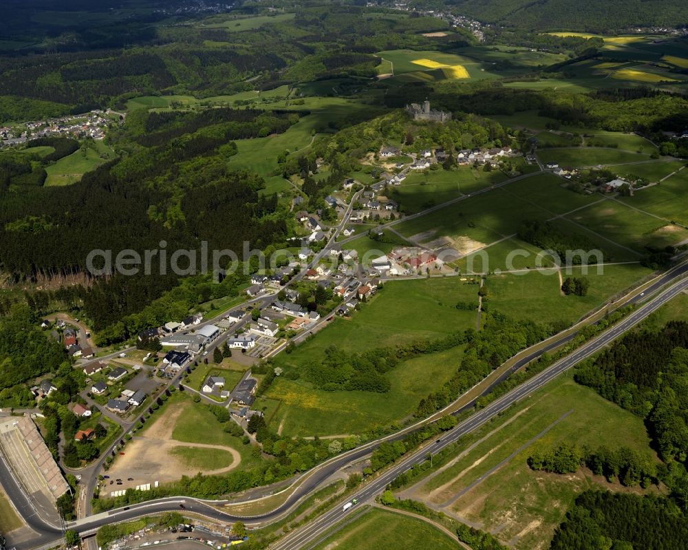 Aerial image Nürburg - View of the Nuerburg in the homonymous town in the state of Rhineland-Palatinate