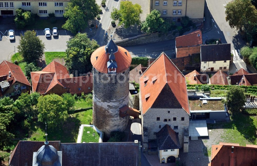 Aerial image Besigheim - View of Obere Burg in Besigheim in Baden-Wuerttemberg