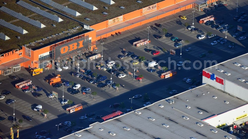 Berlin Steglitz from above - OBI - construction market at Goerzallee in the district Steglitz in Berlin