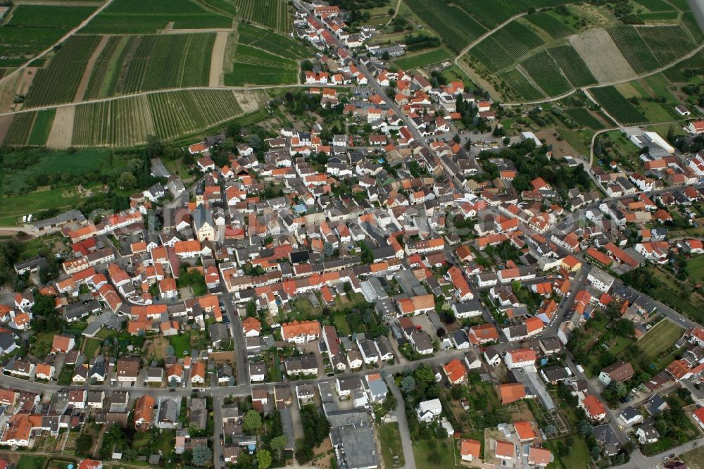 Ockenheim from the bird's eye view: Ockenheim in Rhineland-Palatinate