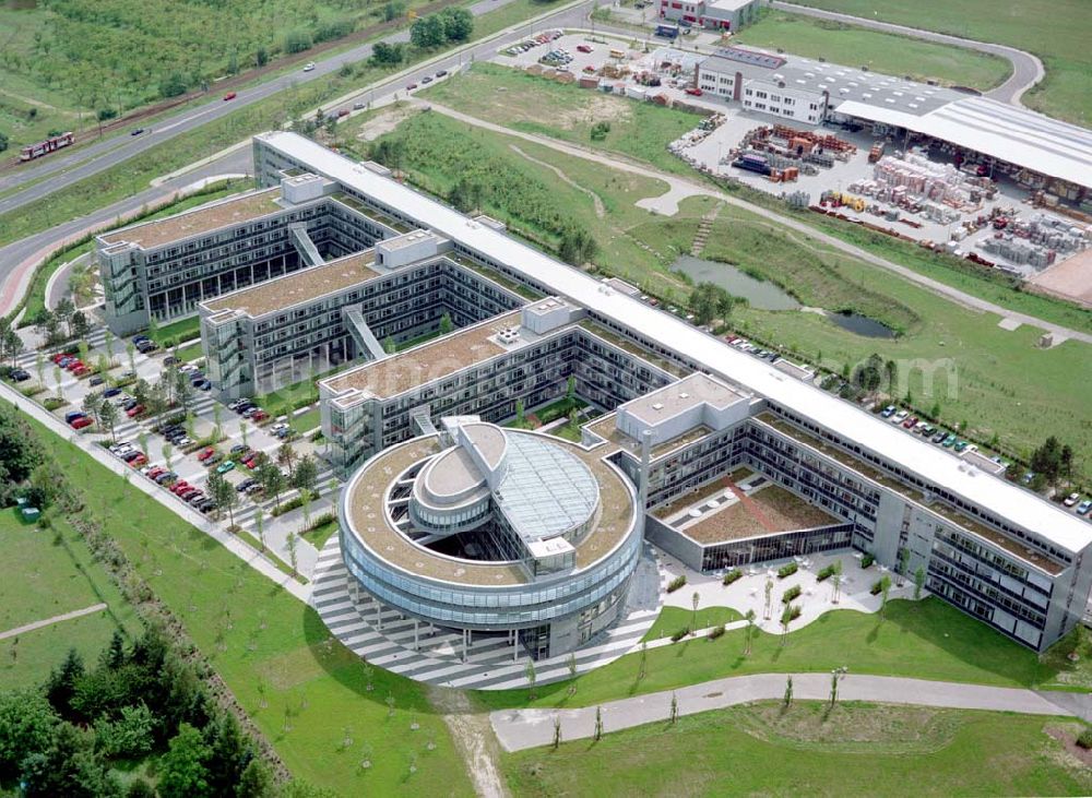 Frankfurt / Oder from above - Kompetenzzentrum Mikroelektronik und Technologiepark Ostbrandenburg GmbH, Im Technologiepark 1 in 15236 FRANKFURT / Oder (OT Markenwalde). Tel.: 0335-557 1316 oder 1300