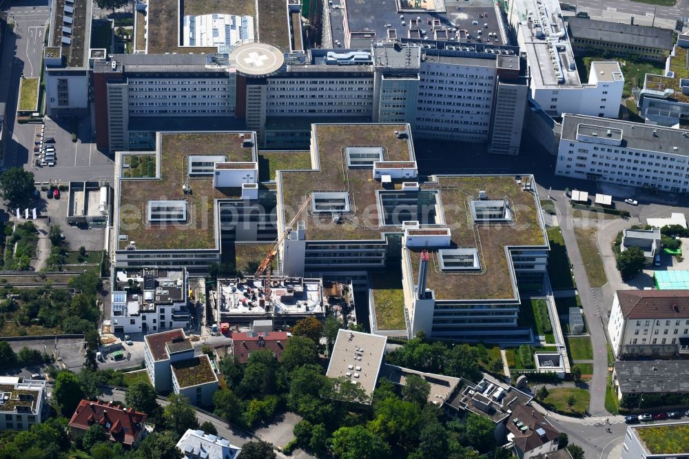 Aerial photograph Stuttgart - Hospital grounds of the Clinic Klinikum Stuttgart - Olgahospital - Frauenklinik Klinikum Stuttgart on Kriegsbergstrasse in Stuttgart in the state Baden-Wurttemberg, Germany