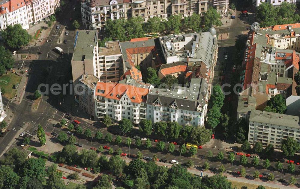 Aerial image Berlin - Charlottenburg - Olivaer Platz