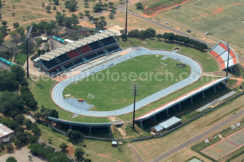 Aerial image Rustenburg - Blick auf das Olympia Stadion im Olympiapark. The Olympia Stadium in the Olimpia Sports Complex, is a multi-purpose stadium in Rustenburg.