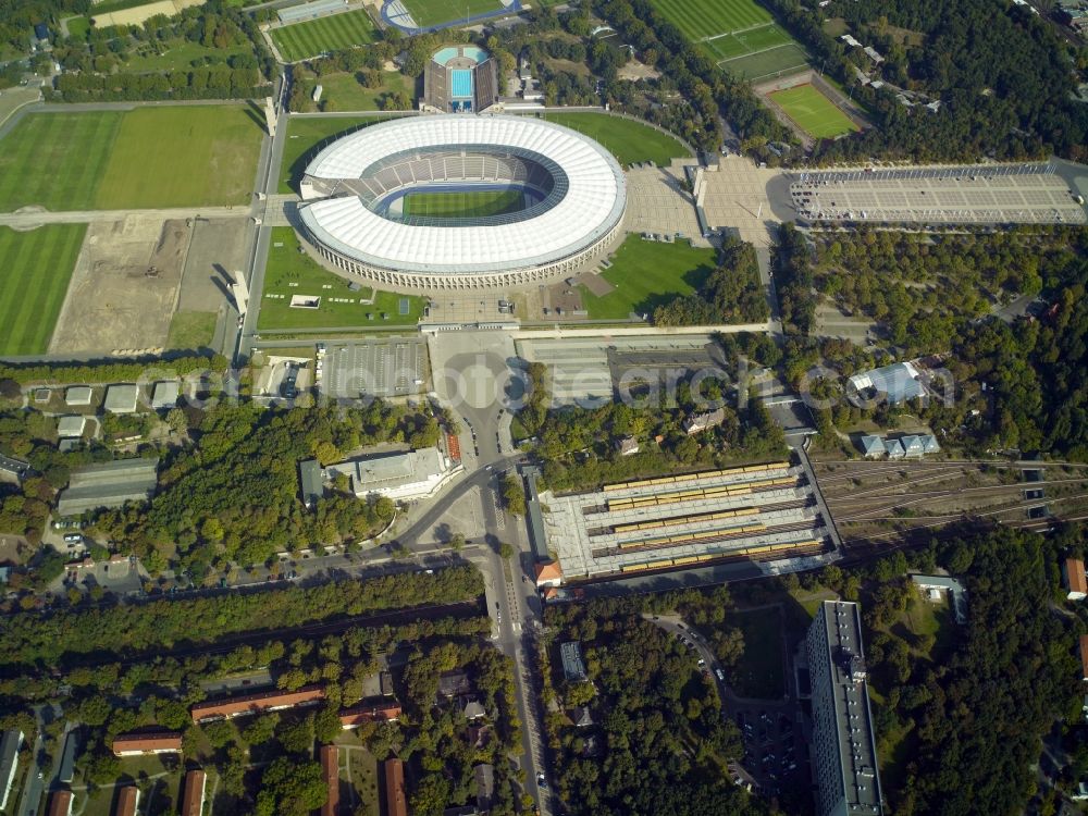 Berlin OT Westend from above - View of the Olympiapark Berlin