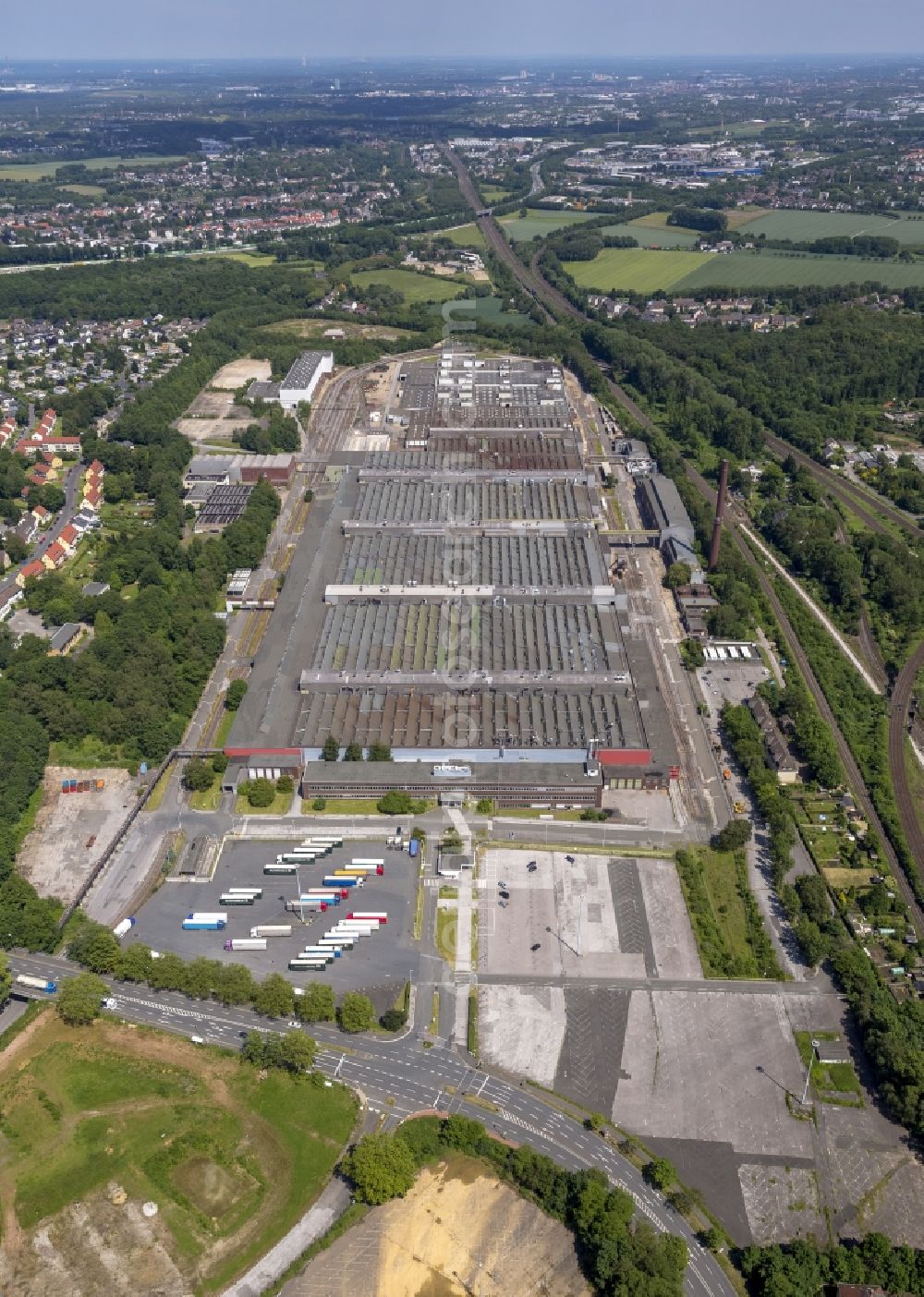 Aerial image Bochum - Opel factory 2 Langendreer Bochum in North Rhine-Westfalia