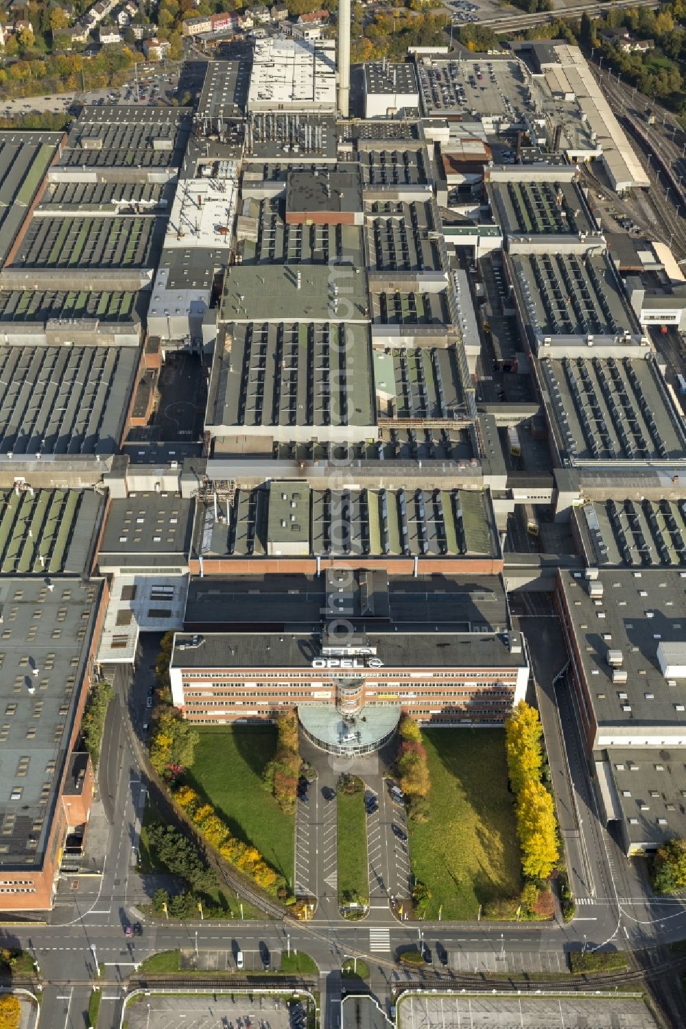 Aerial image Bochum - Opel factory Bochum in North Rhine-Westfalia