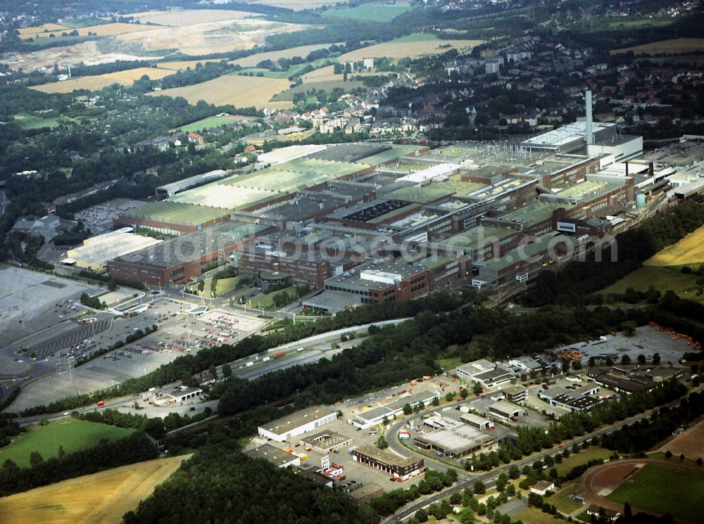 Aerial photograph Bochum - Opel factory Bochum in North Rhine-Westfalia