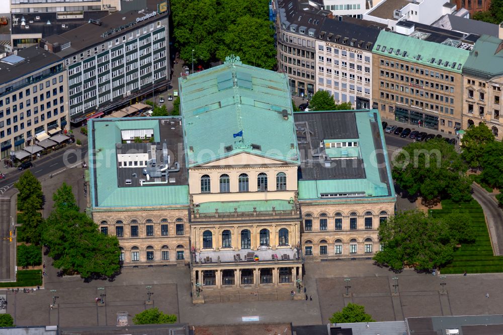 Aerial image Hannover - Opera house in Hannover in the state Lower Saxony, Germany