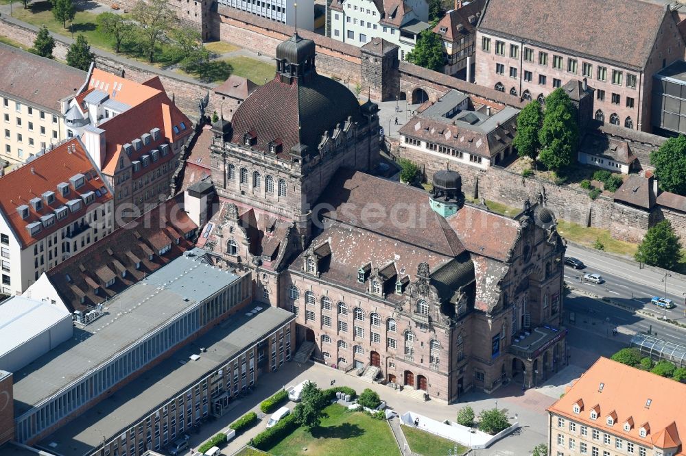 Nürnberg from the bird's eye view: Opera house Opernhaus Nuernberg on on Richard-Wagner-Platz in Nuremberg in the state Bavaria, Germany