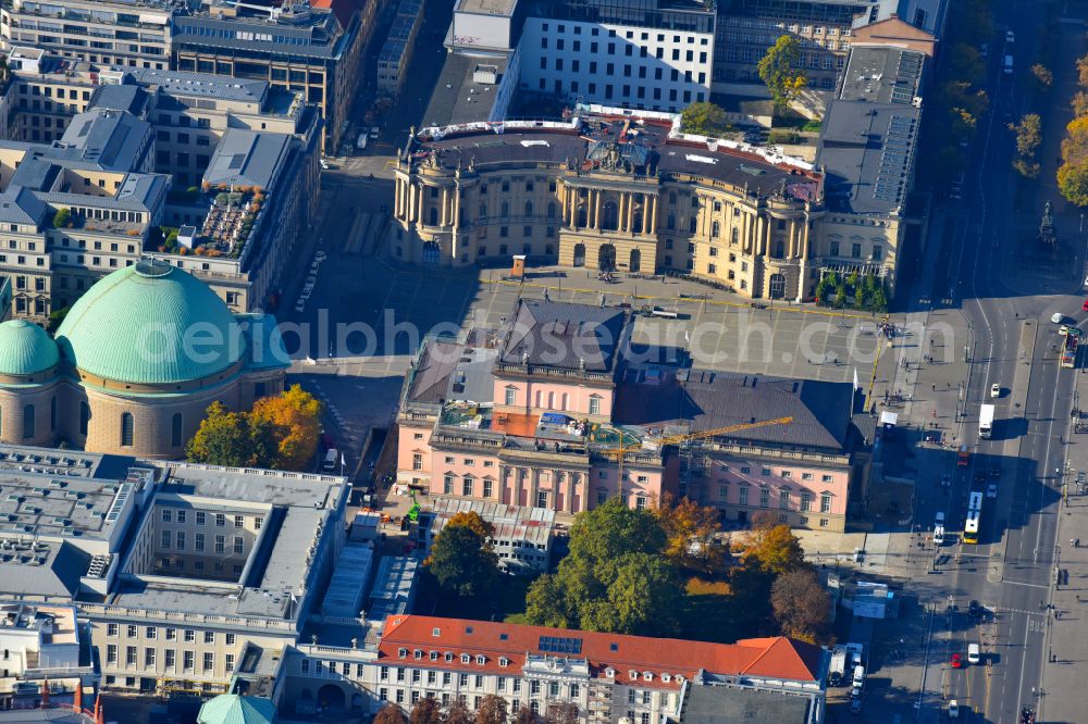 Berlin from above - Opera house Staatsoper on street Unter den Linden in the district Mitte in Berlin, Germany