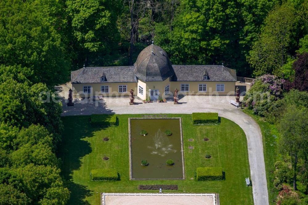 Aerial photograph Bad Berleburg - View of the orangery in Bad Berleburg in the state North Rhine-Westphalia