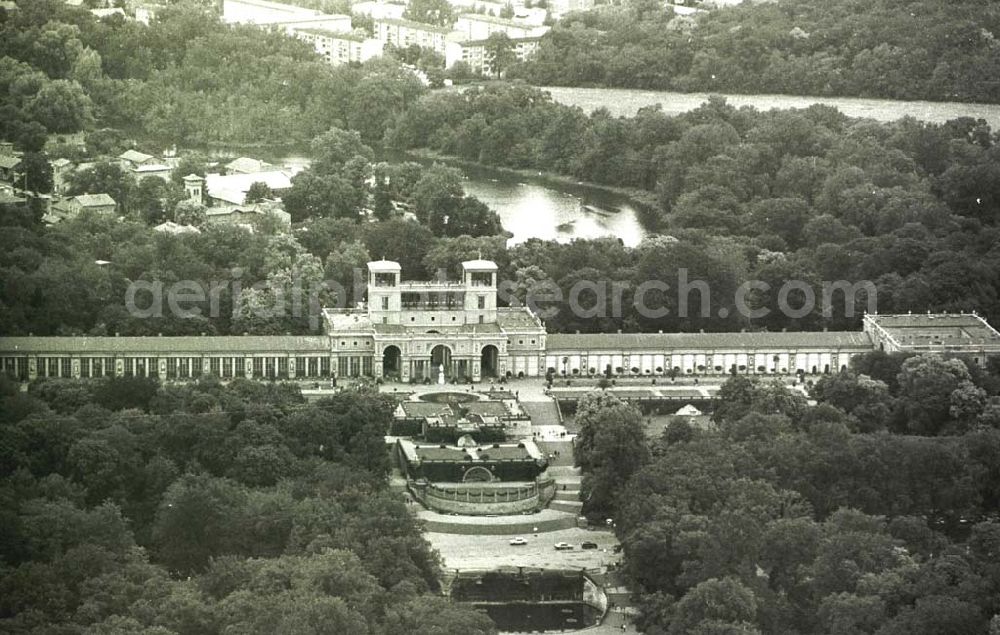 Potsdam from the bird's eye view: Orangerie im Park Sanssouci in Potsdam.