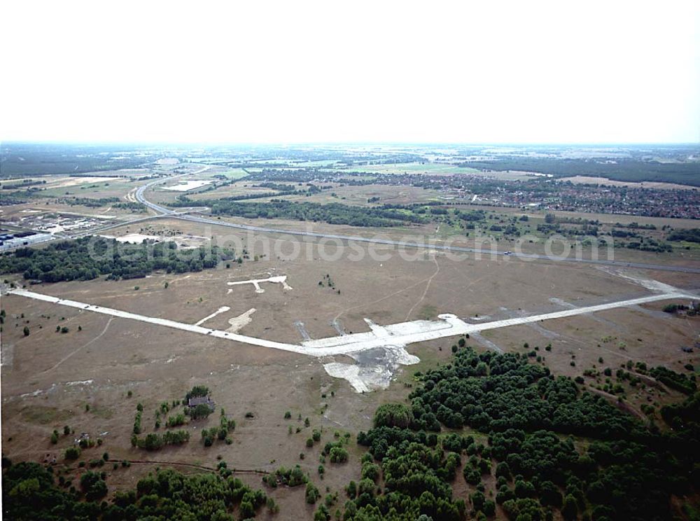 Oranienburg / Brandenburg from above - Oranienburg / Brandenburg altes Flugplatzgelände