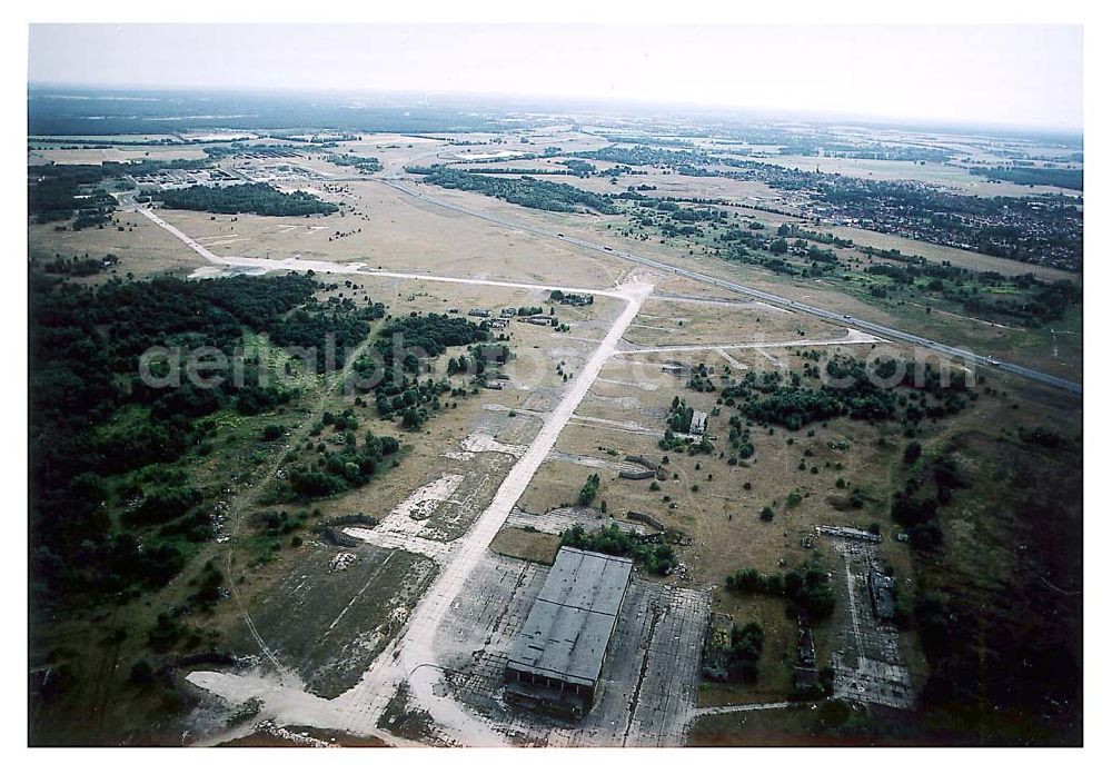 Oranienburg / Brandenburg from the bird's eye view: Oranienburg / Brandenburg altes Flugplatzgelände