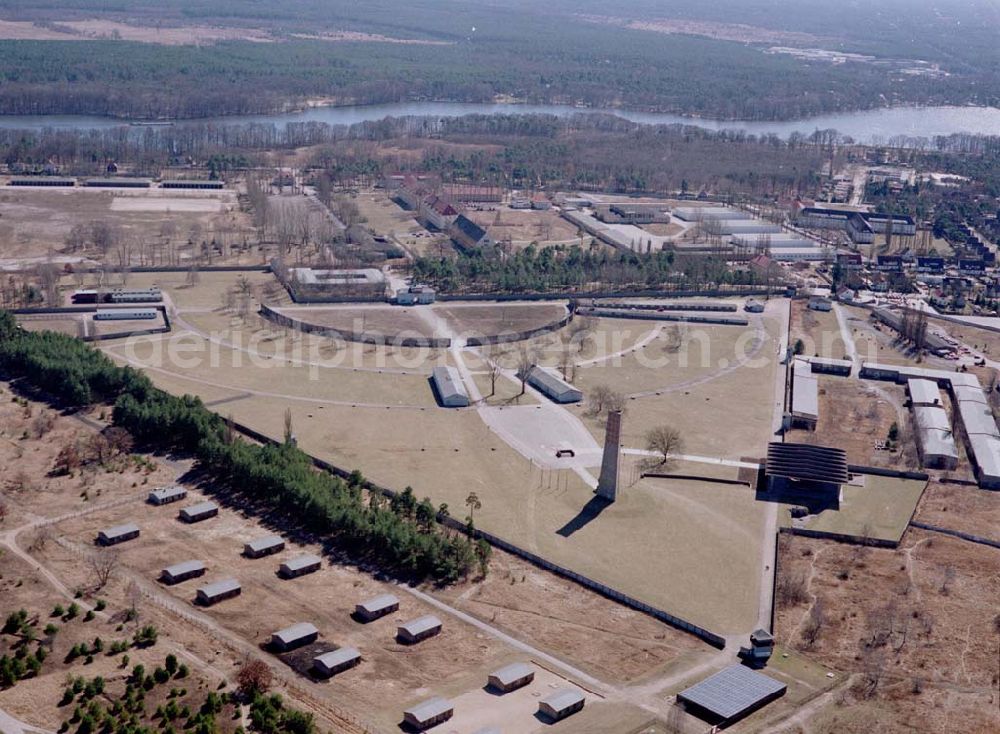 Aerial image Oranienburg - Brandenburg - 31.03.2003 Oranienburg - Brandenburg Gelände des ehem. KZ Sachsenhausen in Oranienburg / Brandenburg