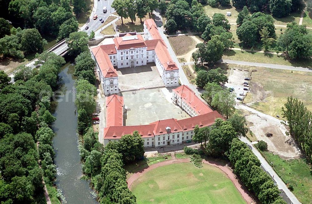 Oranienburg - Brandenburg from the bird's eye view: 24.06.2003 Oranienburg - Brandenburg Schloß Oranienburg