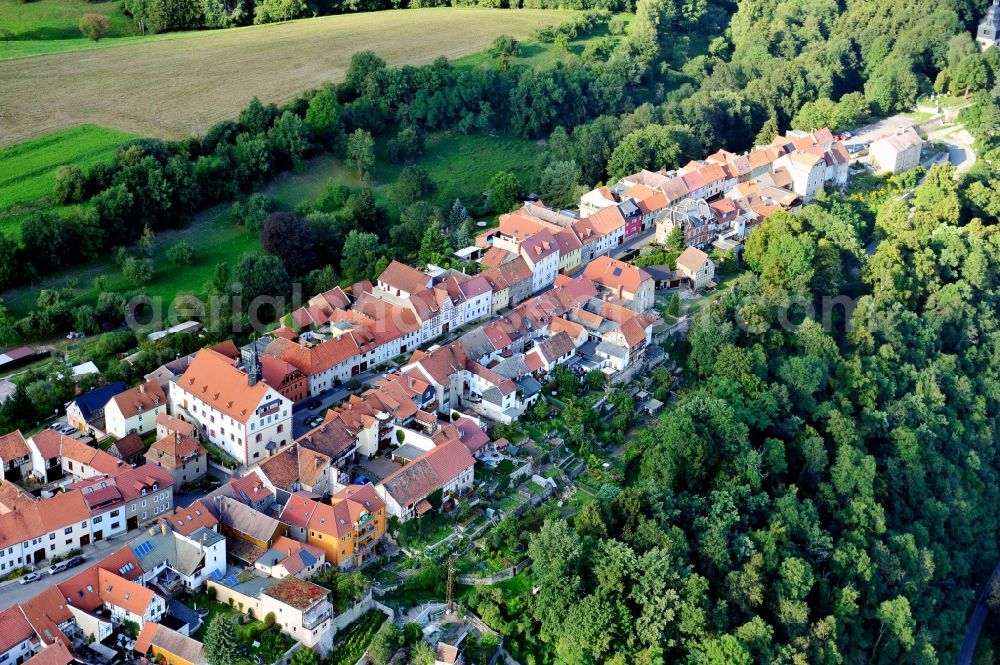 Orlamünde from above - Orlamünde in the state Thuringia