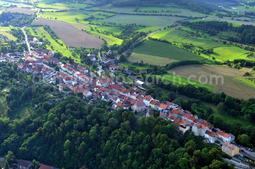 Orlamünde from the bird's eye view: Orlamünde in the state Thuringia