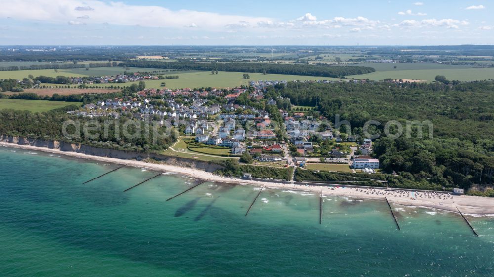 Aerial image Nienhagen - Orstansicht in Nienhagen in the state Mecklenburg-Vorpommern, Germany