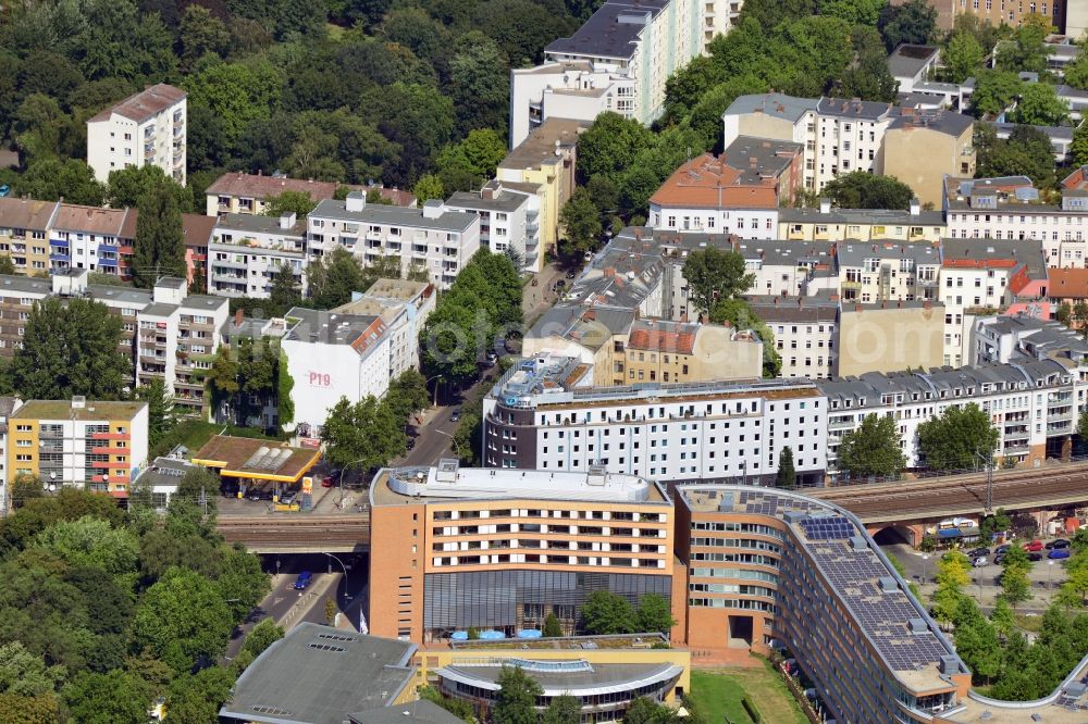 Berlin OT Moabit from above - District view of Moabit in Berlin