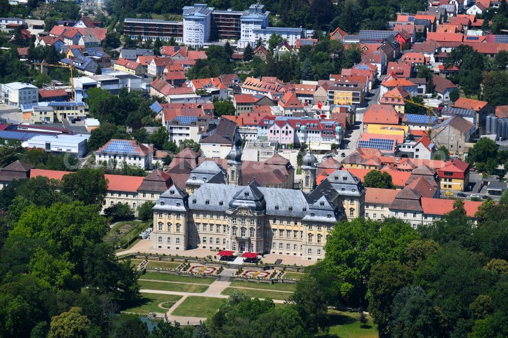 Werneck from the bird's eye view: Orthopaedic Hospital at Werneck Castle in Werneck, Bavaria, Germany