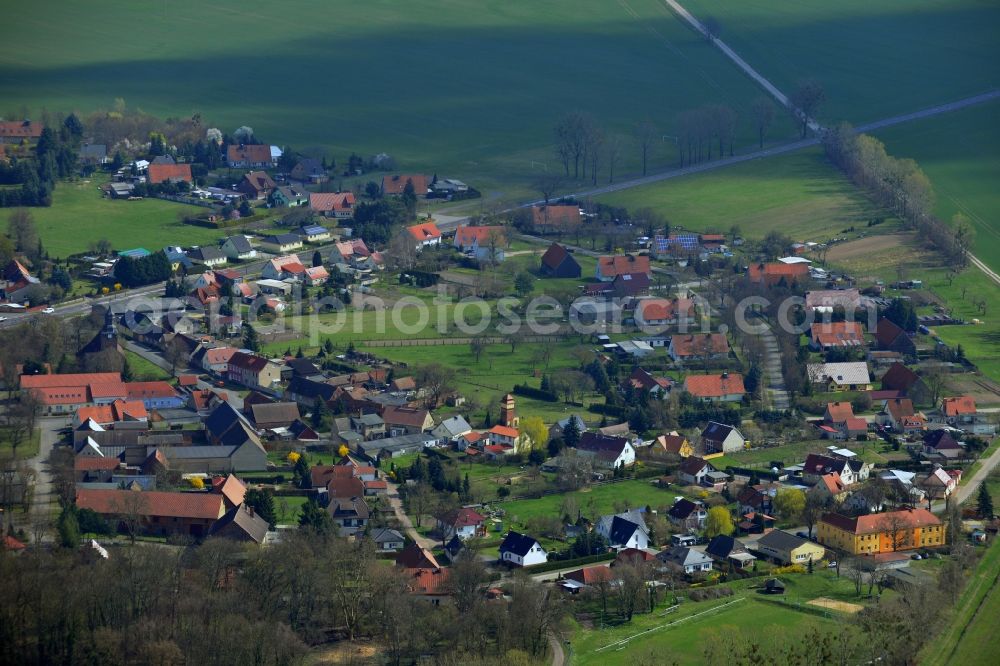 Stegelitz from the bird's eye view: The City center and downtown Stegelitz in Saxony-Anhalt