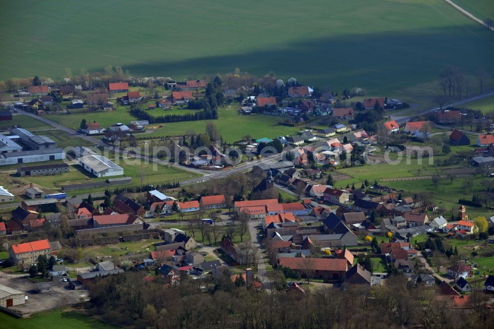 Stegelitz from above - The City center and downtown Stegelitz in Saxony-Anhalt