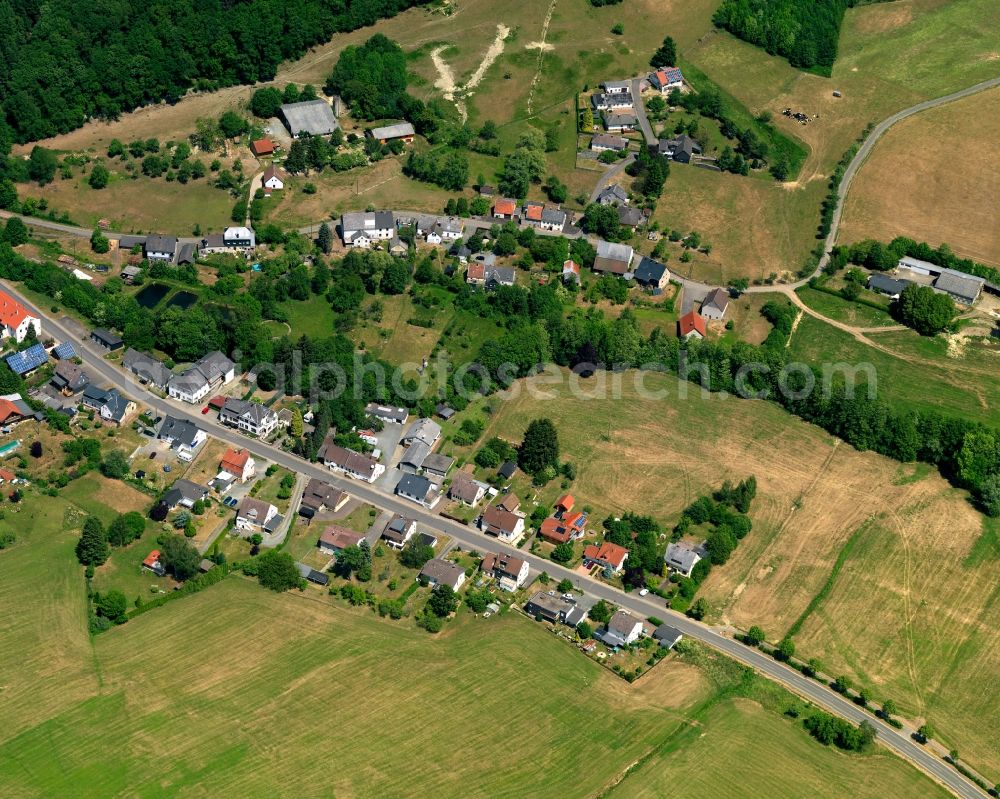 Abentheuer from the bird's eye view: District view of Abentheuer in the state Rhineland-Palatinate