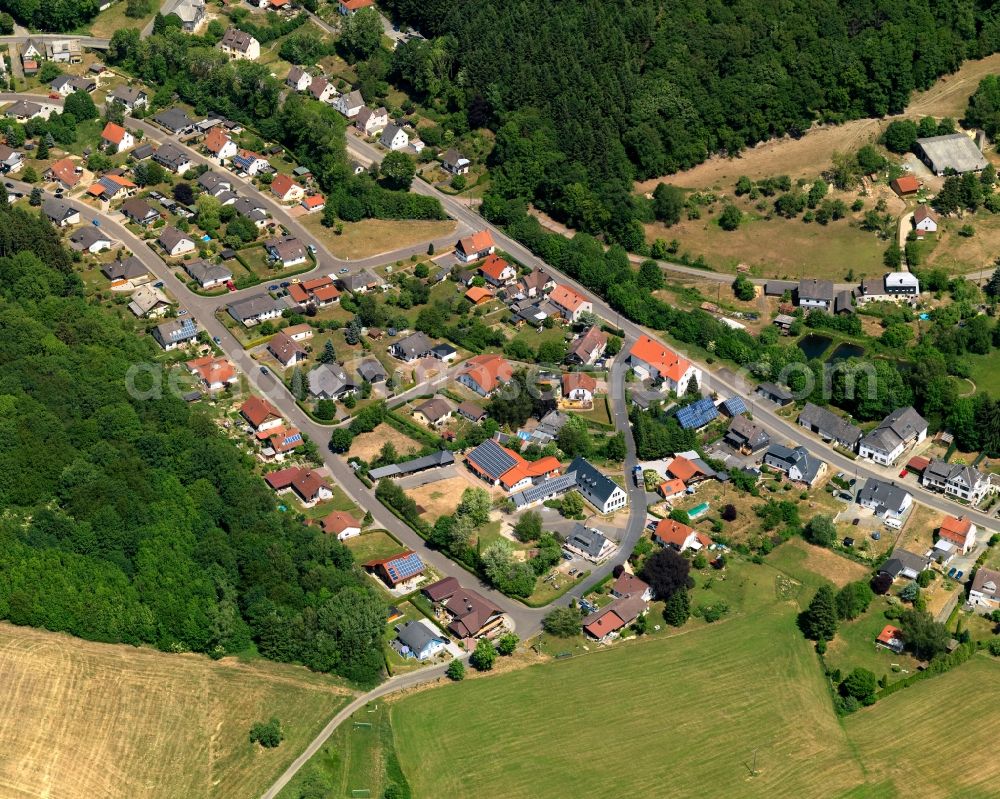 Aerial image Abentheuer - District view of Abentheuer in the state Rhineland-Palatinate