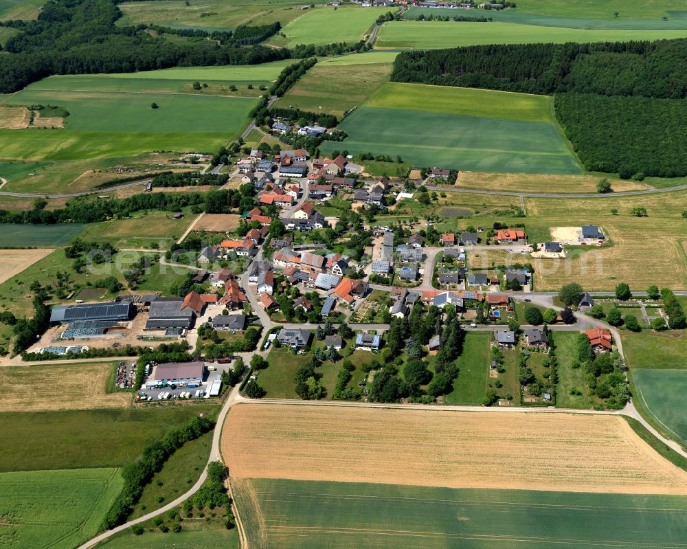 Allenfeld from the bird's eye view: View at Allenfeld in Rhineland-Palatinate