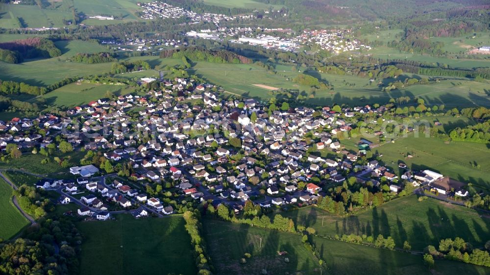 Aerial photograph Alpenrod - Location view of Alpenrod in the state Rhineland-Palatinate, Germany