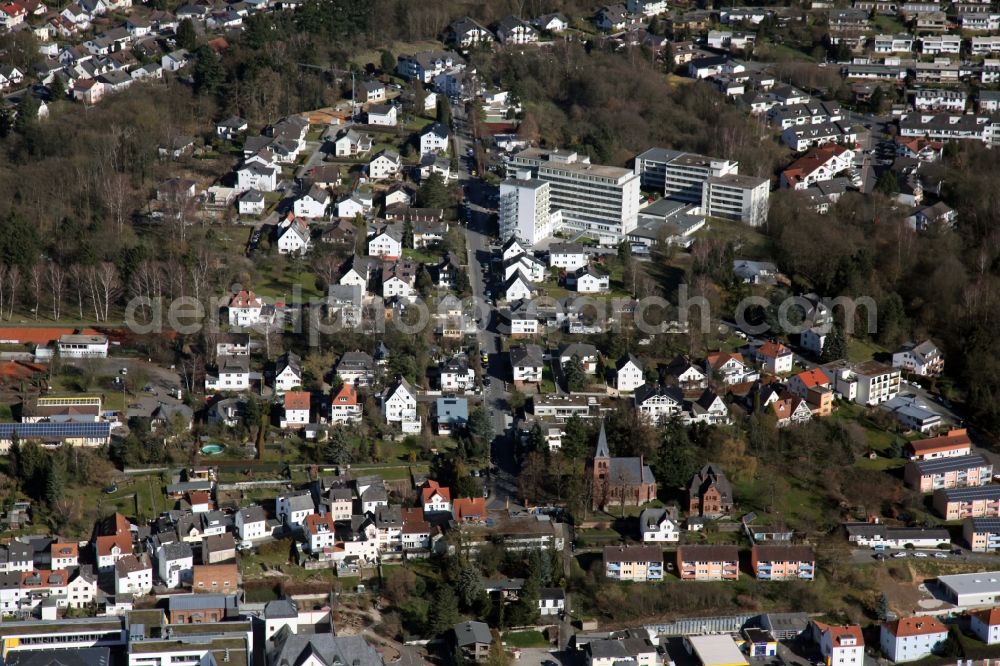 Bad Camberg from the bird's eye view: View of Bad Camberg in the state of Hesse