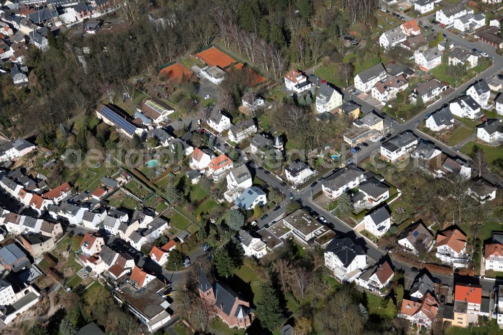 Bad Camberg from the bird's eye view: View of Bad Camberg in the state of Hesse