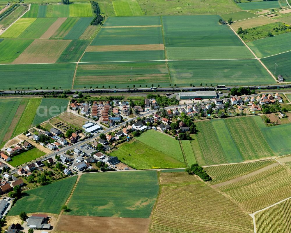 Aerial image Bad Kreuznach Planig - Townscape of Bad Kreuznach district Planig, in Rhineland-Palatinate