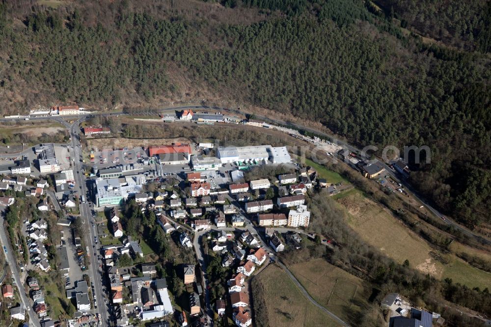 Bad Schwalbach from the bird's eye view: Local view of Bad Schwalbach in the state of Hesse