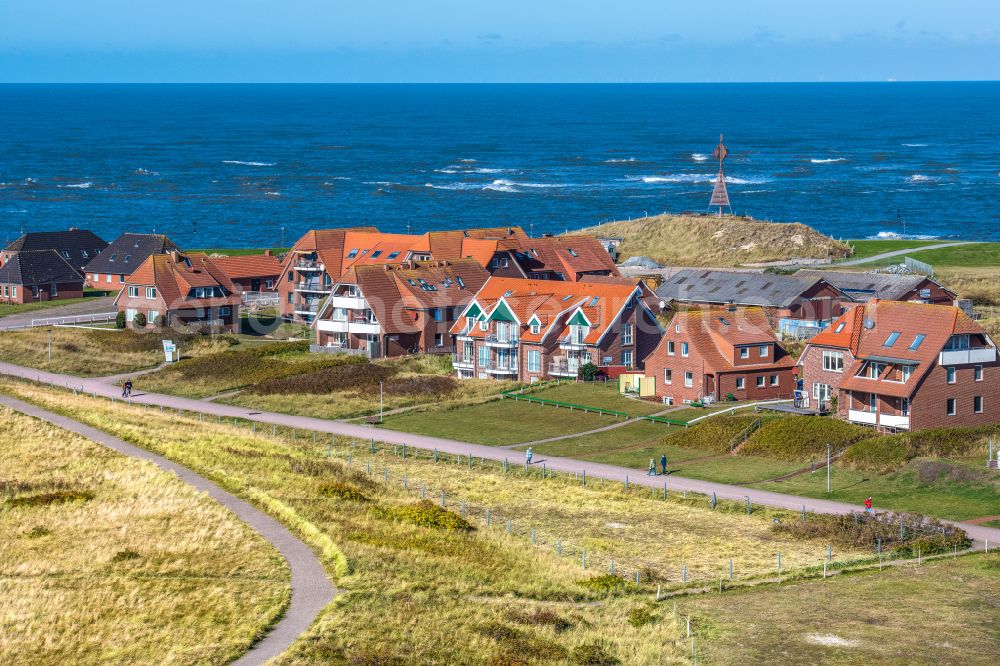 Aerial photograph Baltrum - Town View of the streets and houses of the residential areas in Baltrum in the state Lower Saxony, Germany