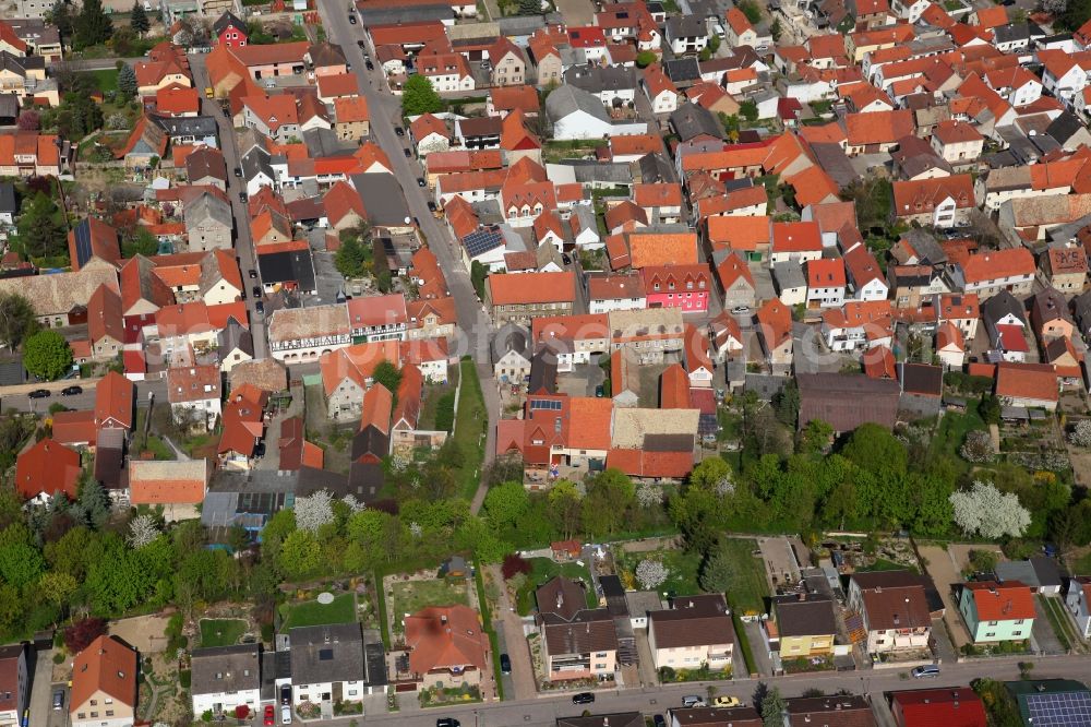 Bechtolsheim from above - City - view of Bechtolsheim in Rhineland-Palatinate