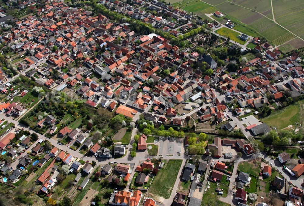 Aerial photograph Bechtolsheim - City - view of Bechtolsheim in Rhineland-Palatinate