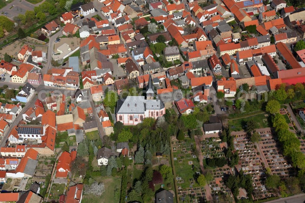 Aerial photograph Bechtolsheim - City - view of Bechtolsheim in Rhineland-Palatinate