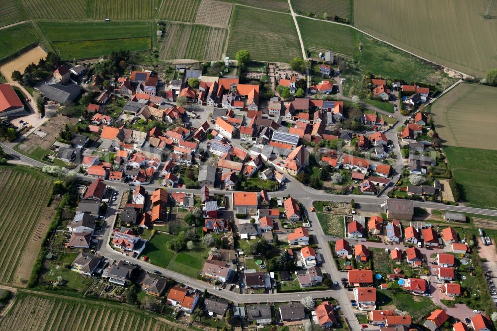 Bermersheim vor der Höhe from above - City - view of Bermersheim vor der Höhe in Rhineland-Palatinate