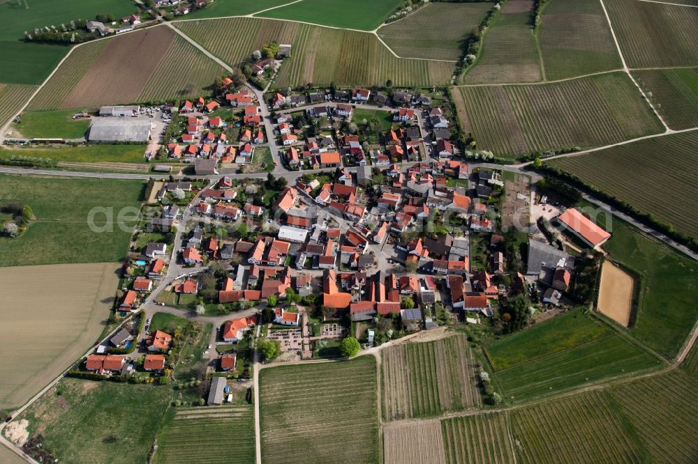 Aerial photograph Bermersheim vor der Höhe - City - view of Bermersheim vor der Höhe in Rhineland-Palatinate